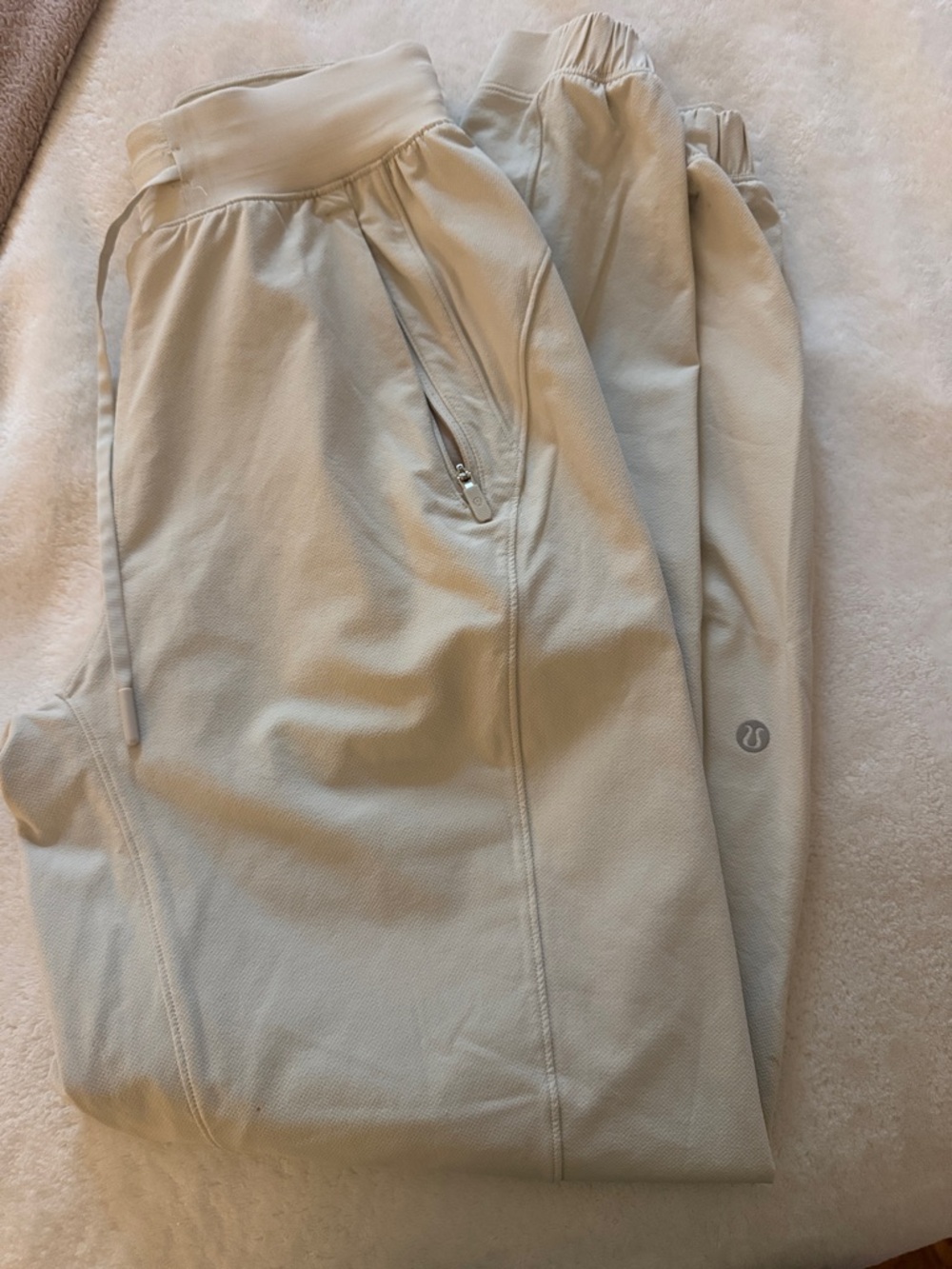 lululemon athletica Light Beige/Stone Track Pants